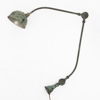 Industrial lamp, mid-20th century.