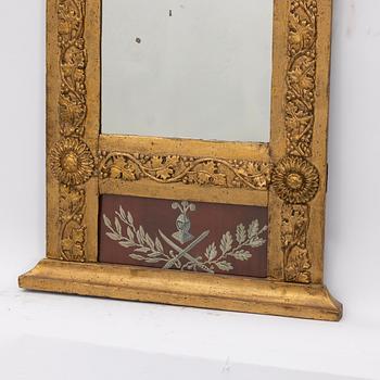 Mirror, Late Gustavian, early 19th century.