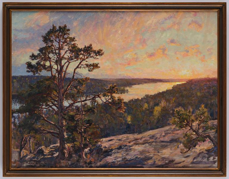 Gottfrid Kallstenius, Motif from Järlasjön.