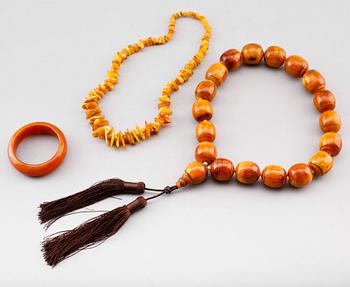 COLLIER OCH ARMBAND, 3 del, 1900-/2000-tal.