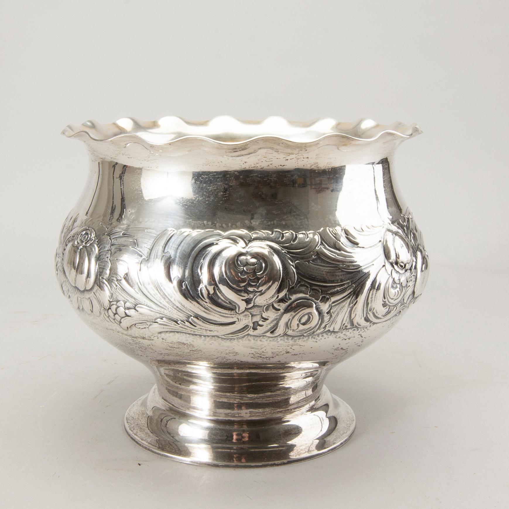 K Andersson, Champagnekylare , silver, Stockholm 1917.