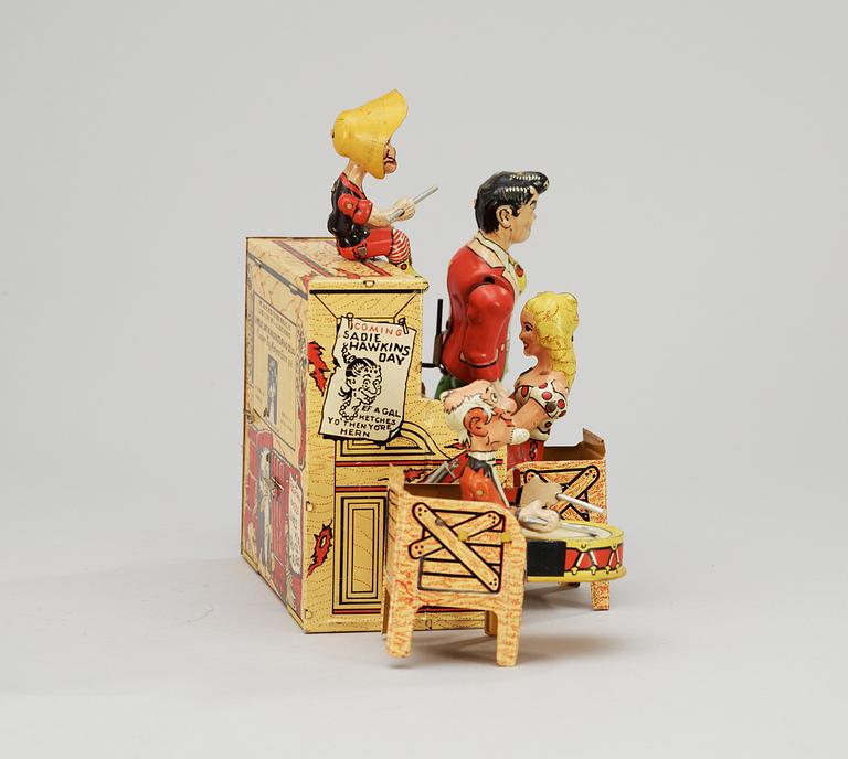 LI´L ABNER AND HIS DOGPATCH BAND. Unique art mfg. co. USA, 1940-tal.
