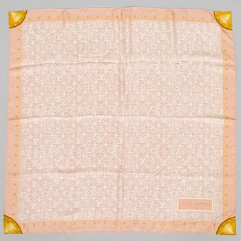 Louis Vuitton, a silk scarf.