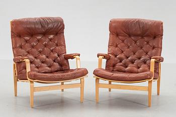 FÅTÖLJER, ett par, "Ingrid", Bruno Mathsson.