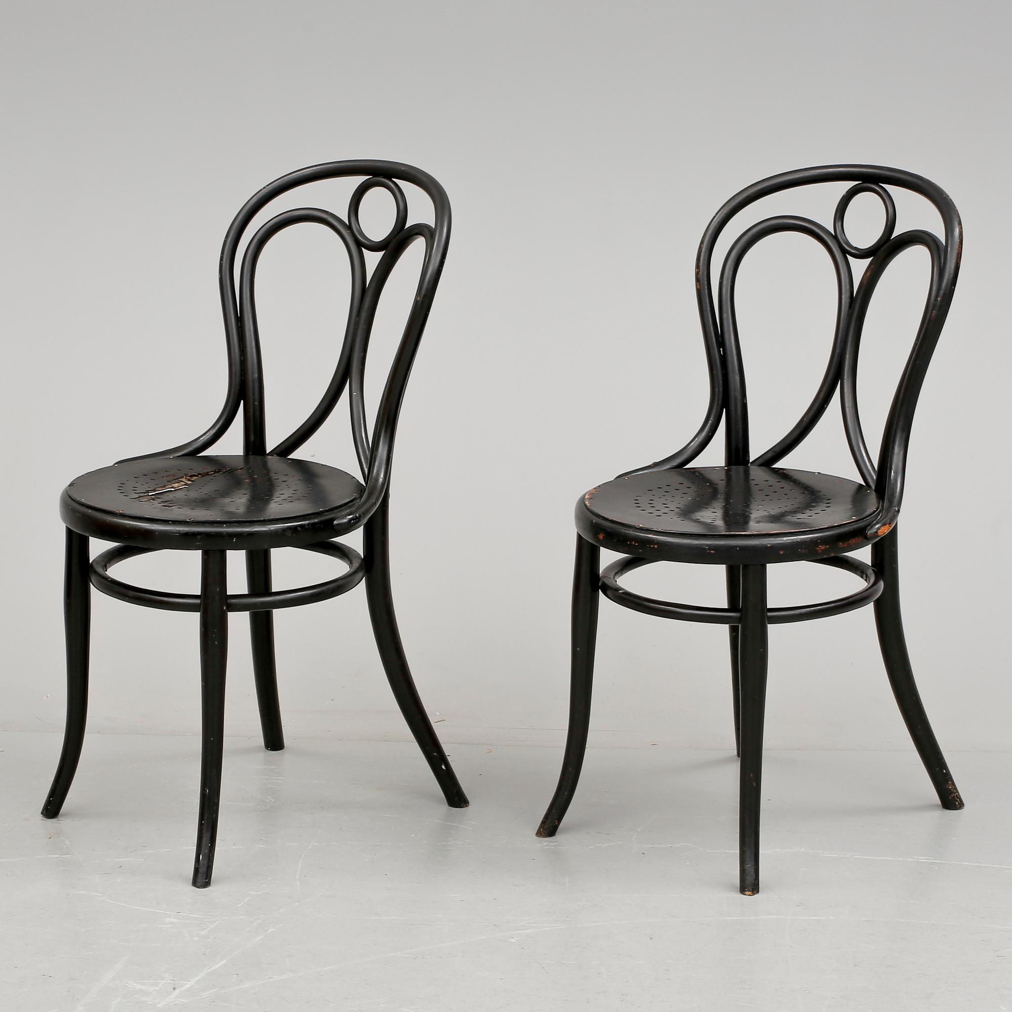 STOLAR 6 st. Thonet, omkring 1900.