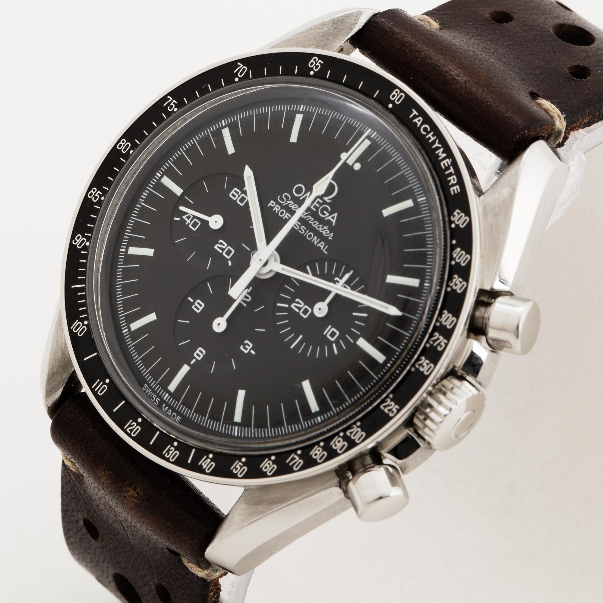 OMEGA, Speedmaster, chronograph, "Transitional", wristwatch, 42 mm.
