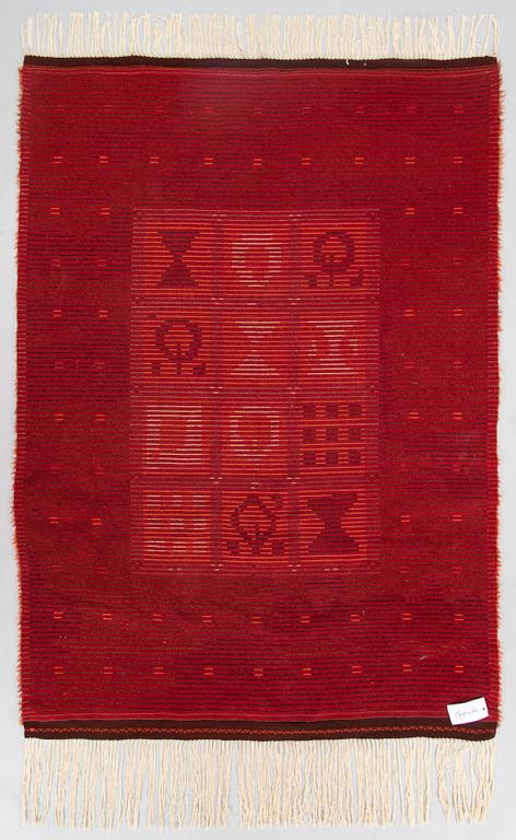 Armi Ratia, a Finnish rya rug for Kotilieden Aitta  Circa 190 x 135 cm.