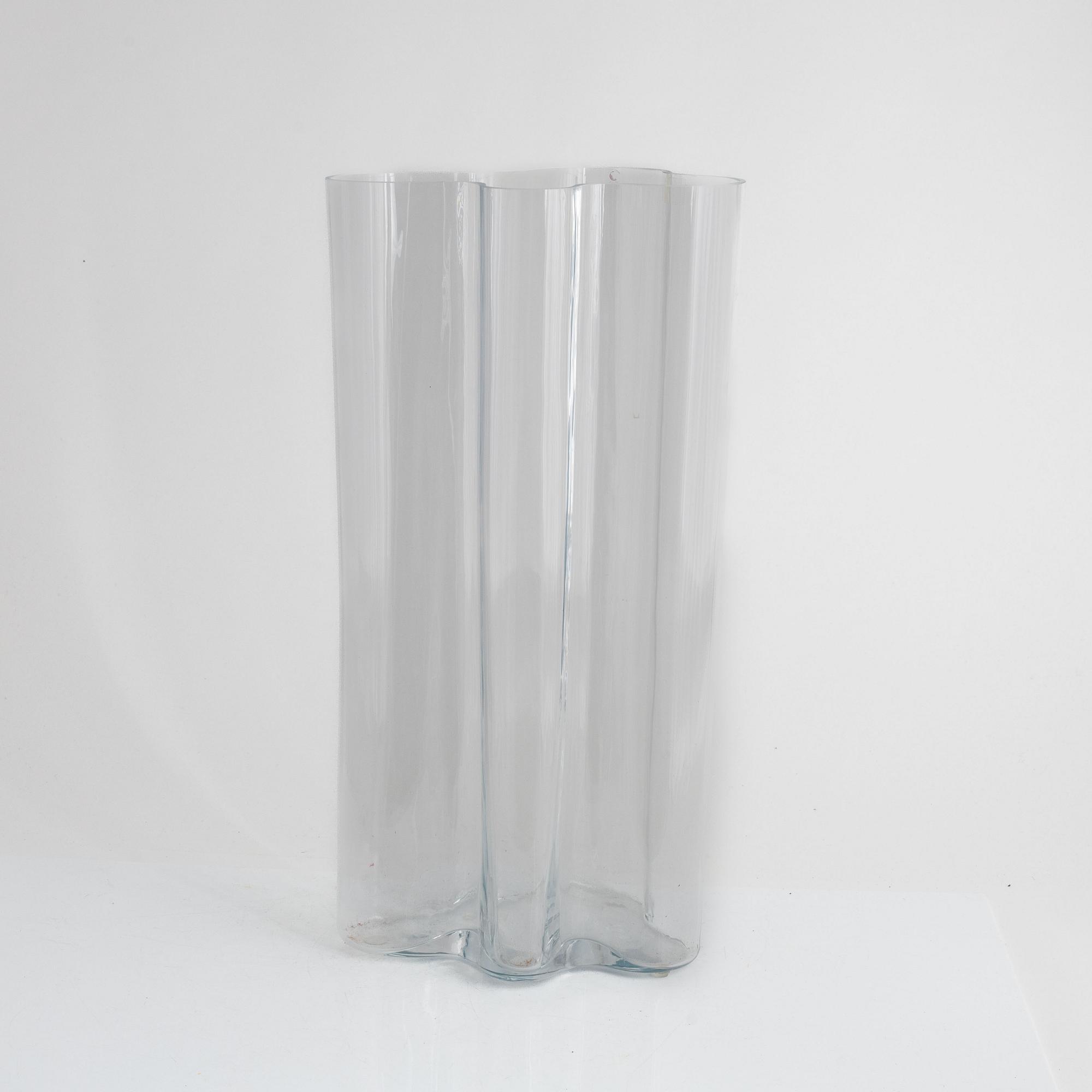 An Alvar Aalto vase, model 0551, signed Alvar Aalto Iittala 2000.