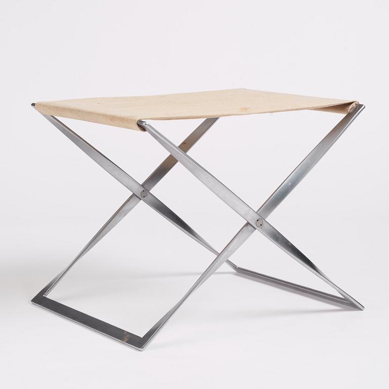 Poul Kjaerholm, taburett, "PK91", edition E Kold Christensen, tidigt 1960-tal.