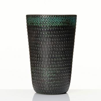 Stig Lindberg, a stoneware vase, Gustavsberg studio, Sweden 1961.