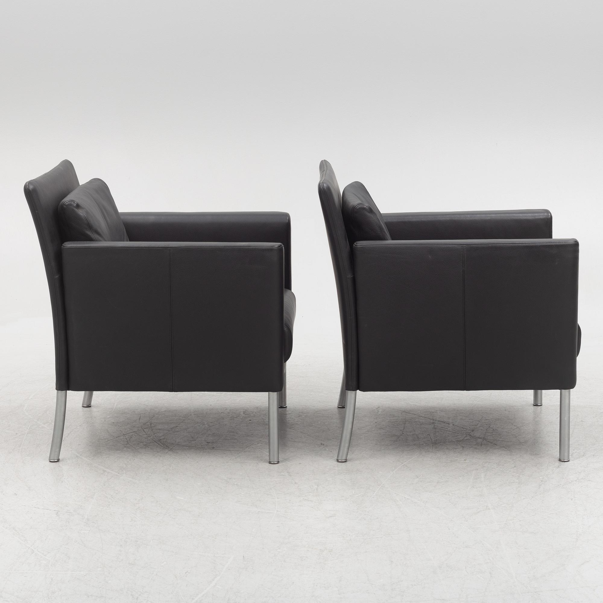 Walter Knoll, a pair of armchairs, 'Jason 391'.