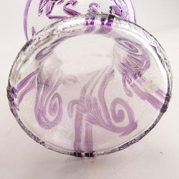 Thomas Webb, a signed cameo glass vase around 1930.