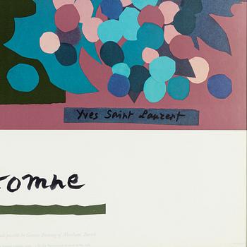 Yves Saint Laurent, a set of four posters "Les quatre saisons".