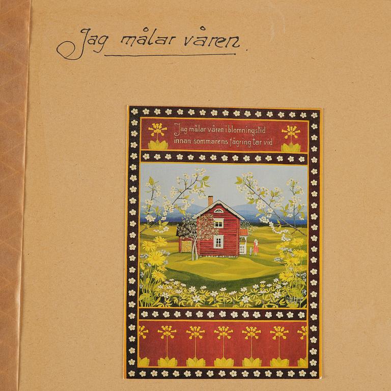 Stina Sunesson, "Jag målar våren" (I paint the spring).