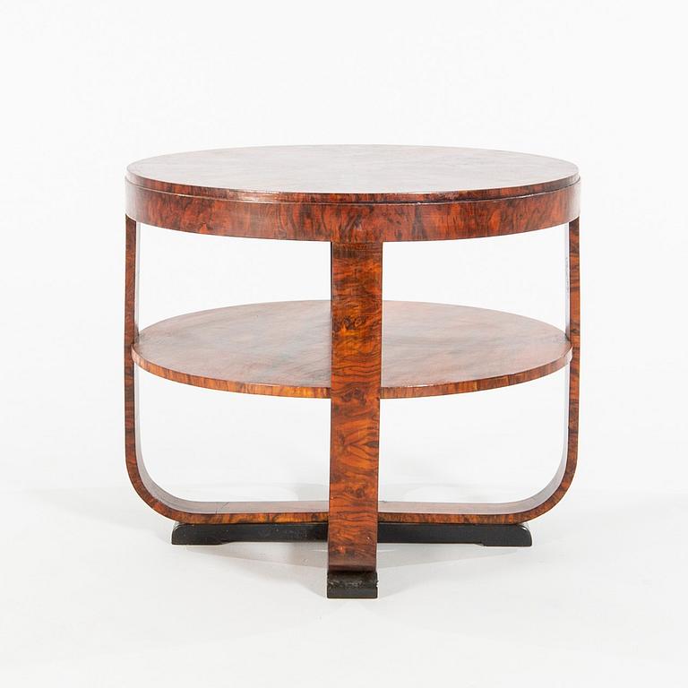 An Art Déco-style table, manufactured in modern times.