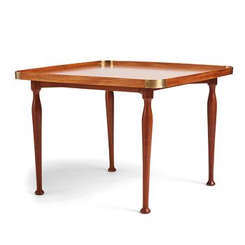 366. Josef Frank, a model 1074 mahogany coffee table, Svenskt Tenn, Sweden.