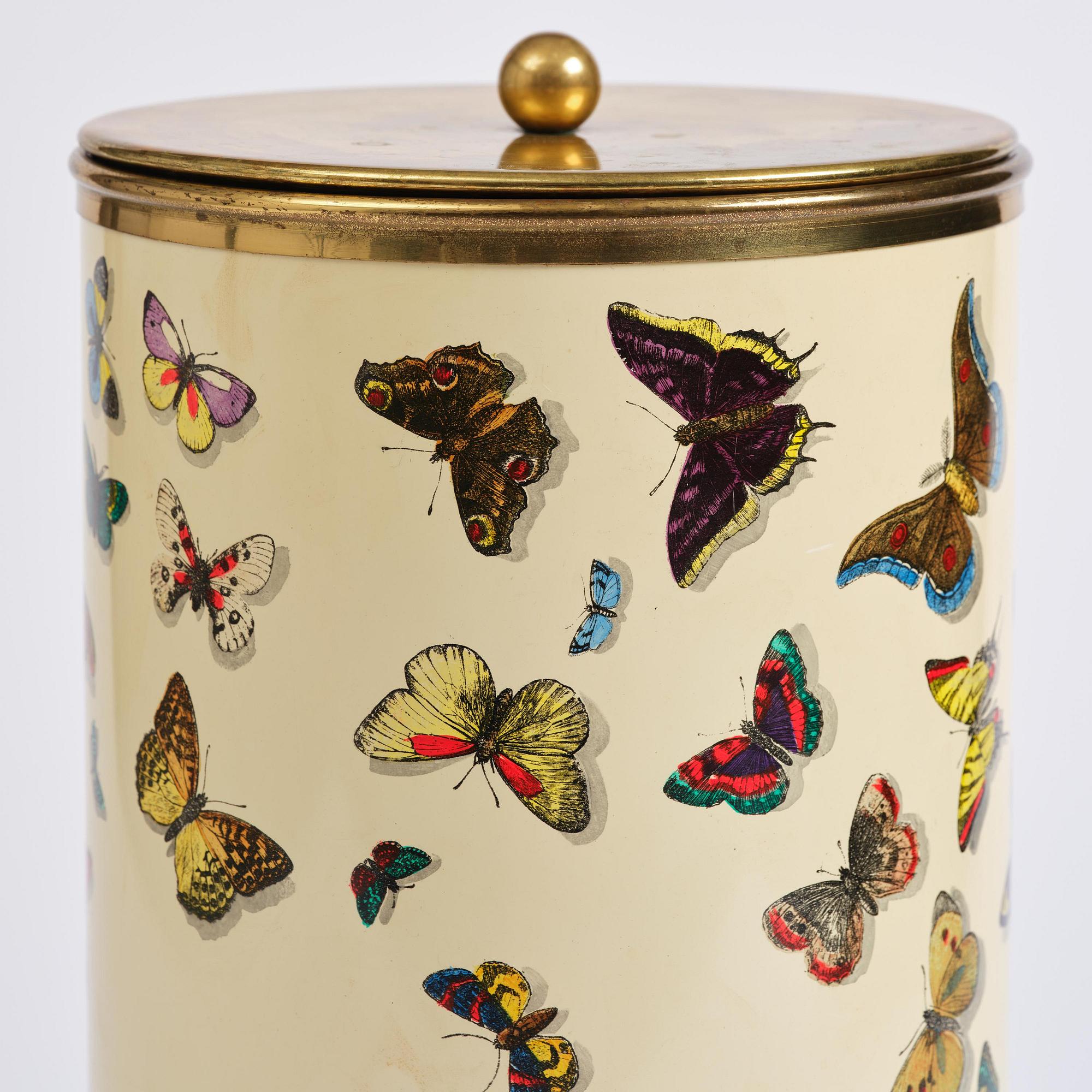 Piero Fornasetti, paraplyställ med lock, Milano, Italien.