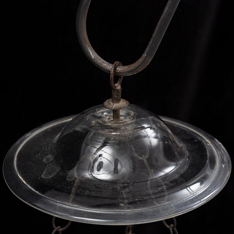 A late 19th century ceiling light.