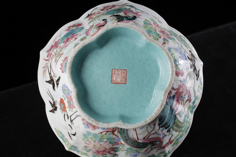 SKÅL, porslin, Kina. 1800/1900-tal.