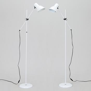 A pair of late 20th-century floor lamp by Veneta Lumi, Italy.