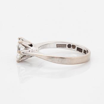 1.30 ct brilliant-cut diamond ring, Wahlströms Guldsmide, Halmstad 1983.