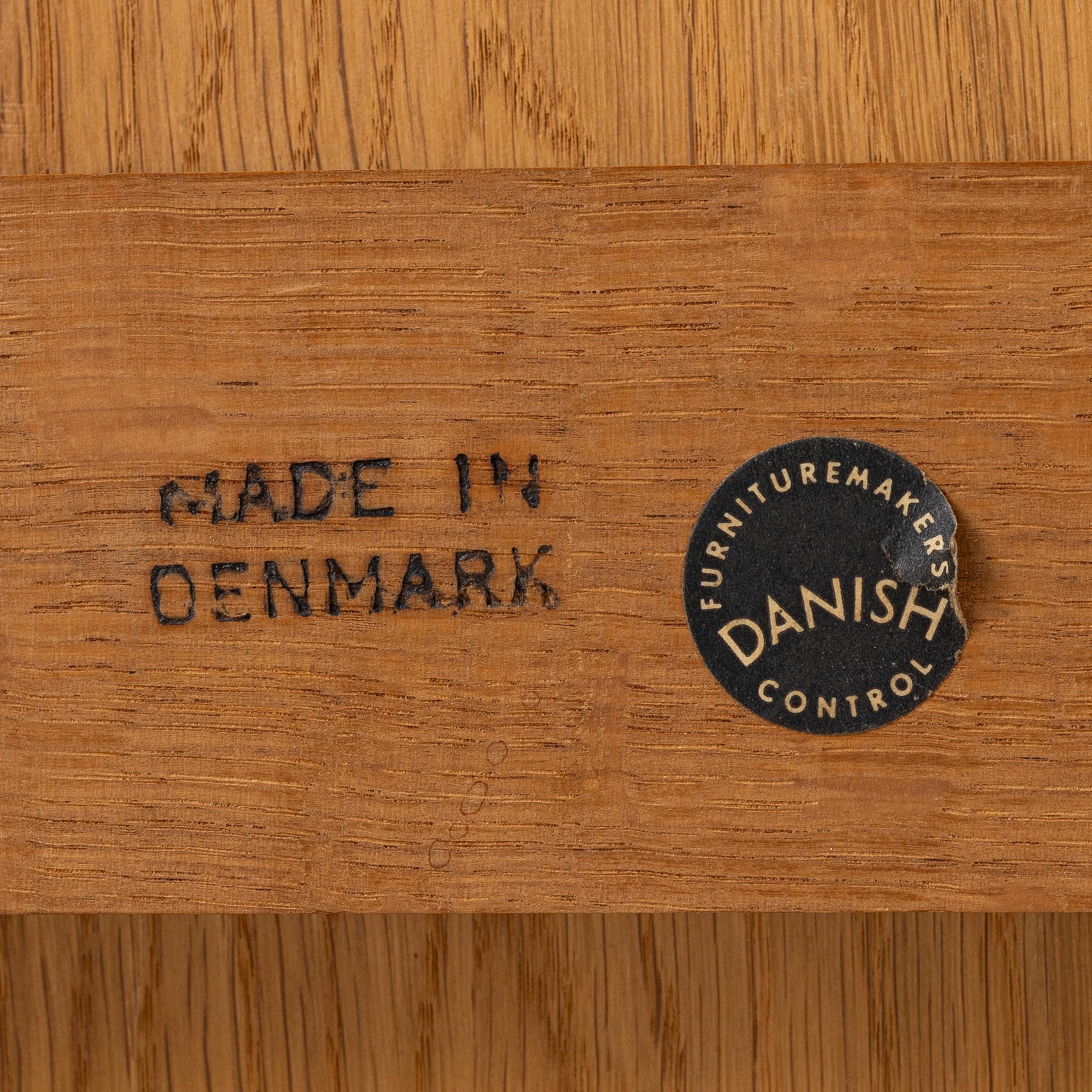 Hans J. Wegner, dining table, Andreas Tuck, Denmark, 1960s.