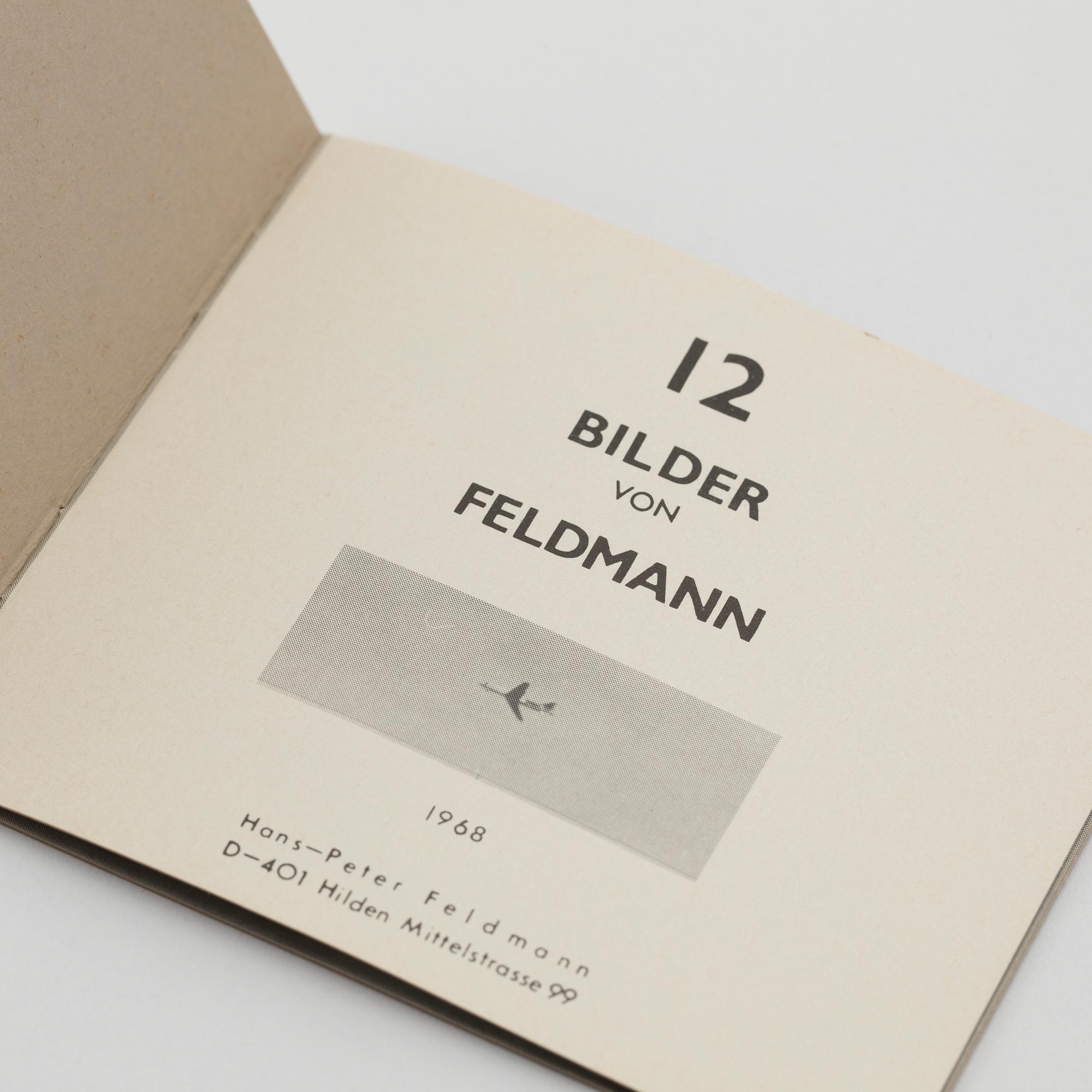 Hans-Peter Feldmann, "Image / Images", six pieces of Artists' books.