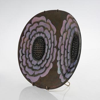 Birger Kaipiainen, dekorationsfat, keramik, signed Kaipiainen, Arabia.