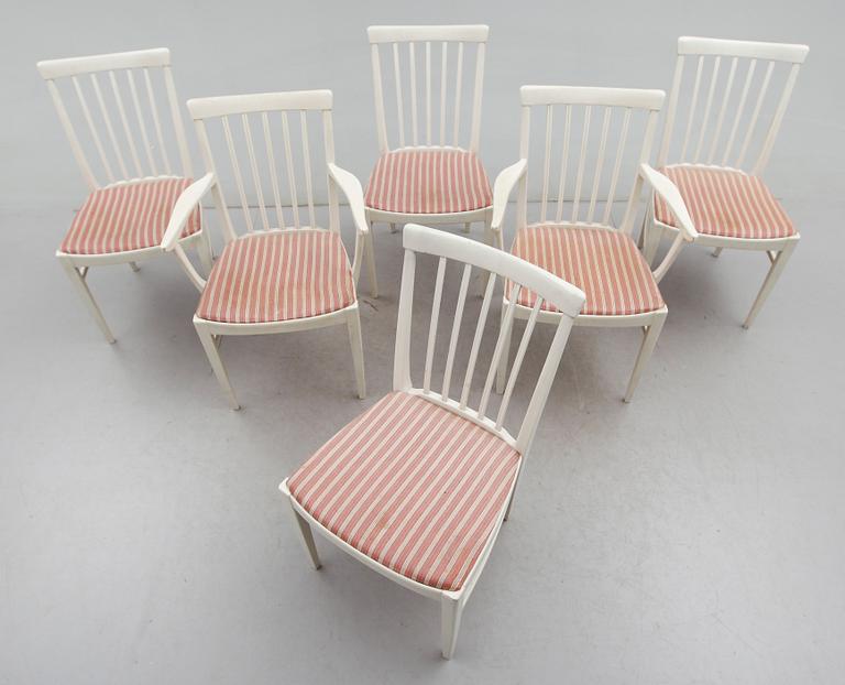 MATGRUPP, 7 delar, "Herrgården", Carl Malmsten, Bodafors, 1900-talets andra hälft.