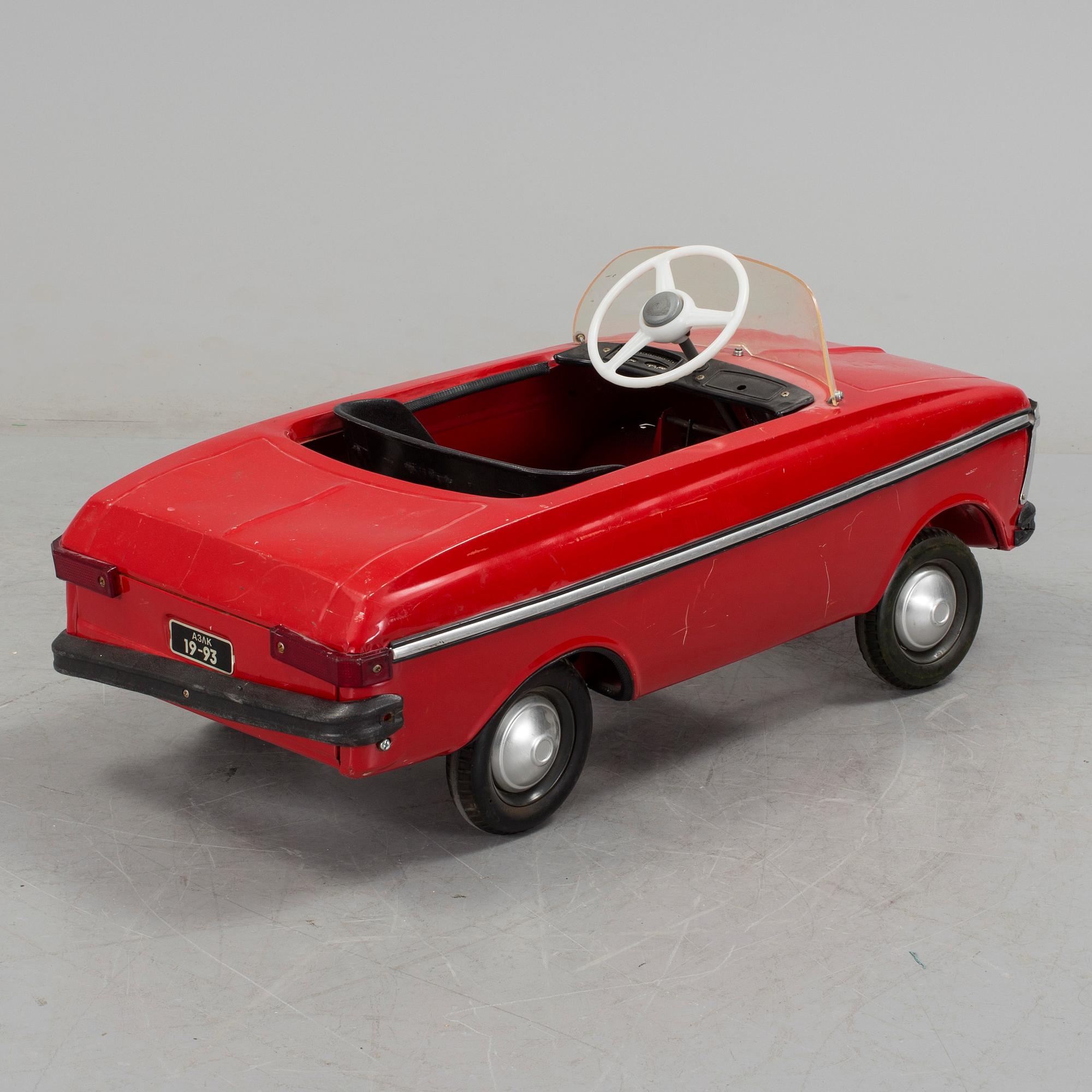 A pedal car from the 1970's.