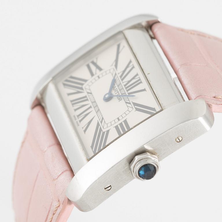 Cartier, Tank Divan, wristwatch, 38.5 x 24.5 (30.5) mm.