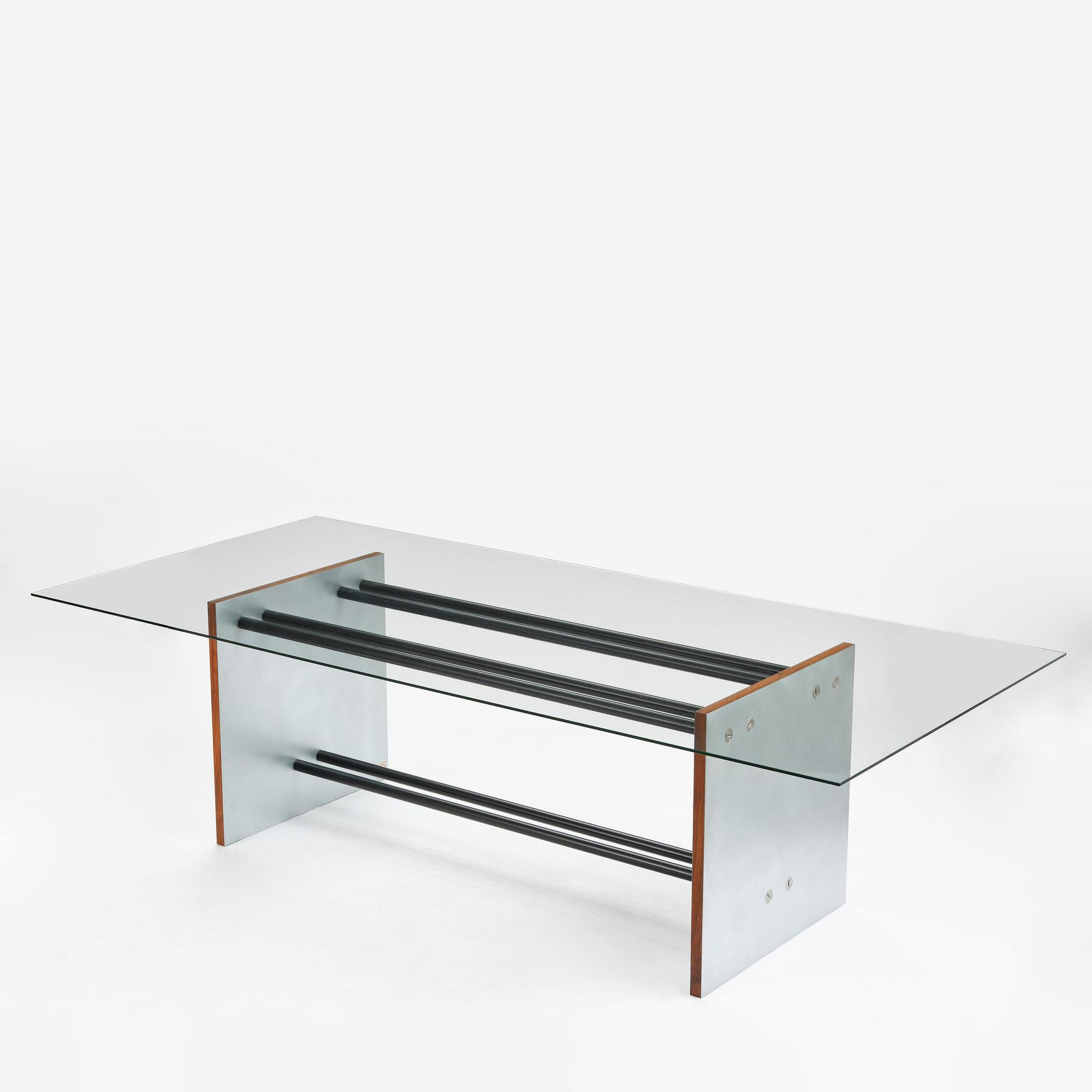 Per Söderberg, bord, "PS Bespoke Rectangular Glass Table", No Early Birds, Stockholm, 2020.
