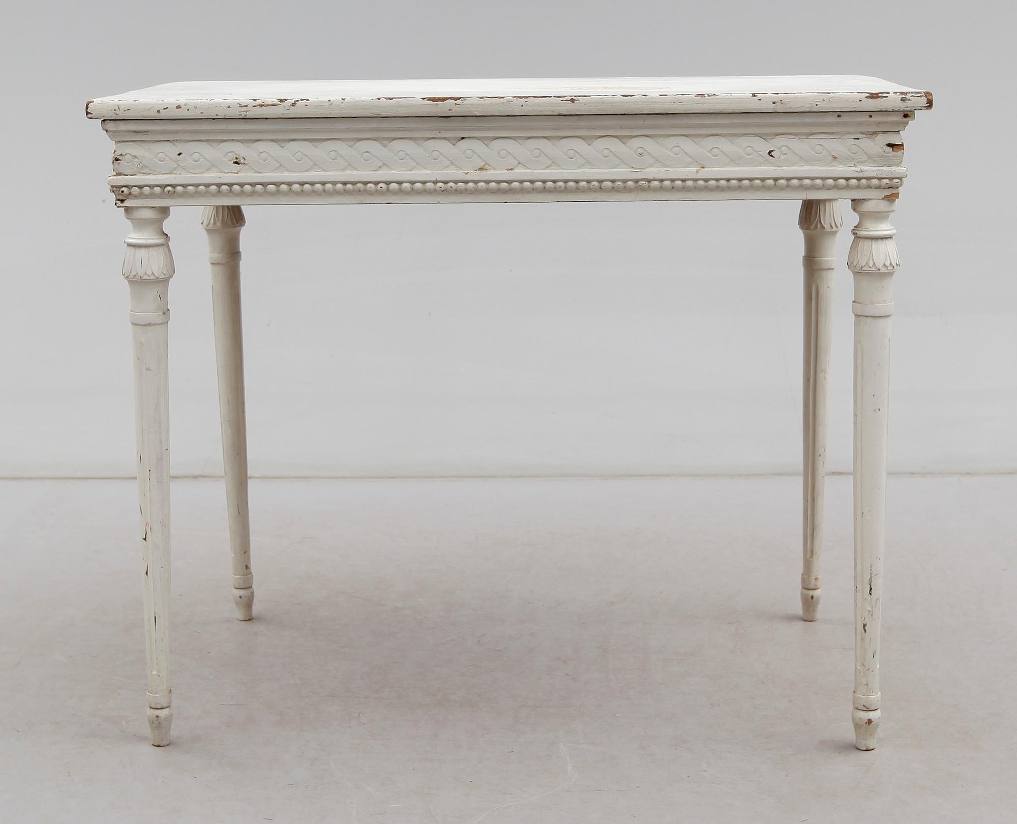 VÄGGBORD, gustaviansk stil, 1800-talets andra hälft.