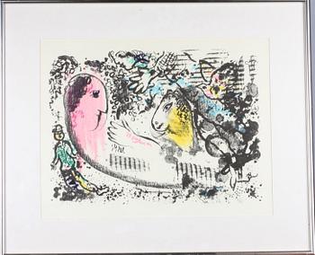 Marc Chagall · CHAGALL, MARC, färglitografi.
