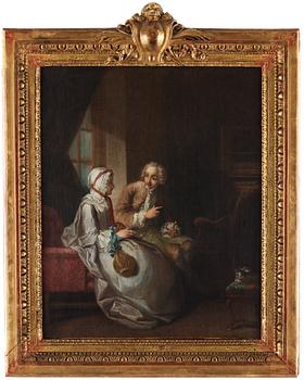 748. Jean-Baptiste-Simèon Chardin Attributed to, "Les Fiancées".