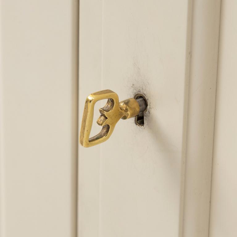 Carl Malmsten, a five piece dining group and a cabinet, modell 'Herrgården', Bodafors, Sweden, 1962.