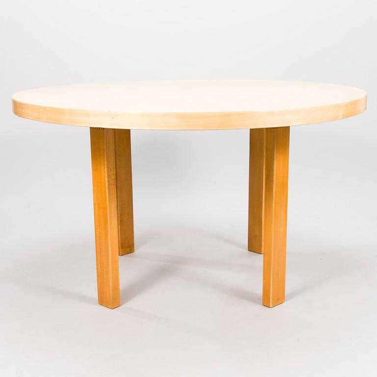 ALVAR AALTO, a 1940's 'A91' dining table for O.Y. Huonekalu- ja Rakennustyötehdas A.B. Finland.