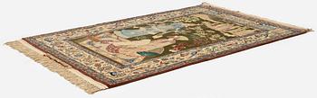 An Isfahan rug, Central Persia, c. 162 x 104 cm.