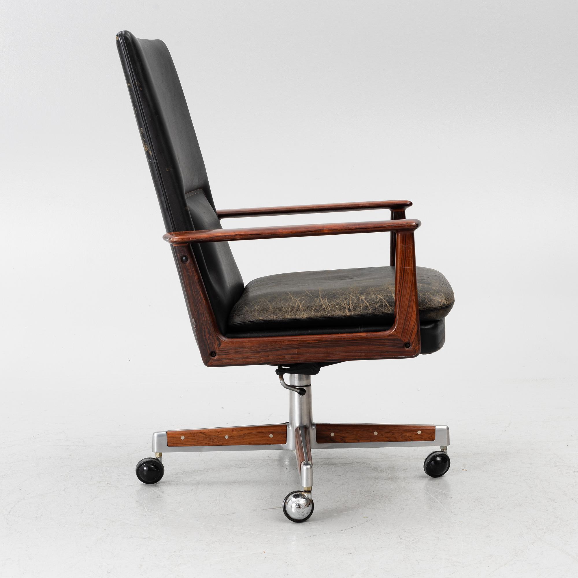Arne Vodder, Desk chair, Model No. 11, Sibast, Denmark, 1960s.