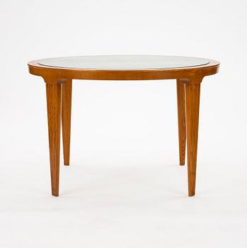 Nils Enström, presumably, a Swedish Modern occasional table produced by Ferdinand Lundqvist & Co, 1940s.