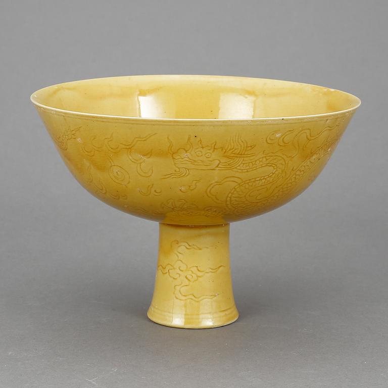 STEMCUP, porslin, Kina, 1900-tal.