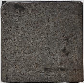 PÅL SVENSSON, sculpture signed and dated. Dark Labrador Granite.