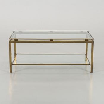 A TOP GLASS COFFEE TABLE. SECOND HALF OF 20TH CENTURY.