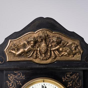 A Japy Frères mantel clock, late 19th Century.