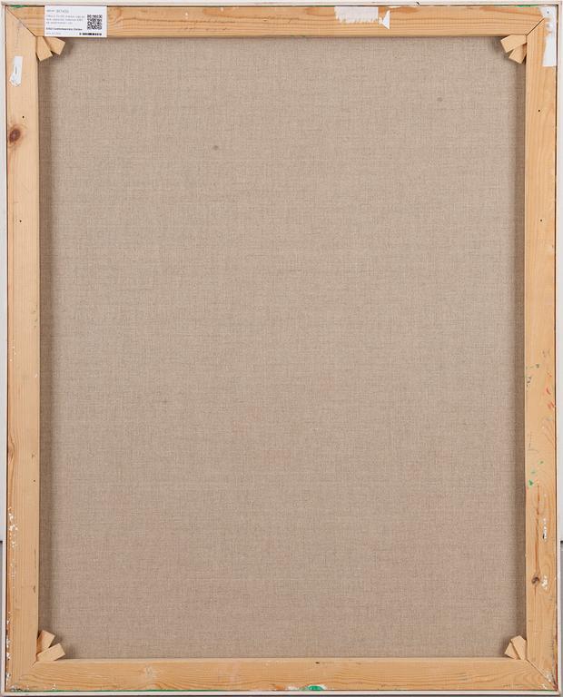 FRULS TILPO, triptyk, olja på duk, signerad och daterad 1995 på spännramen.