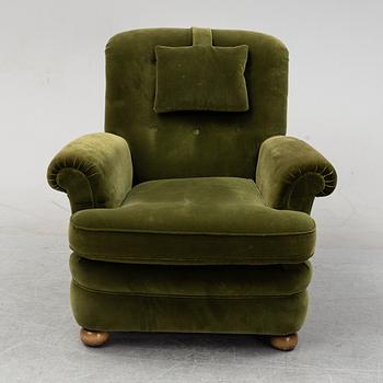 Josef Frank, fåtölj, modell 336, Firma Svenskt Tenn, formgiven 1934.