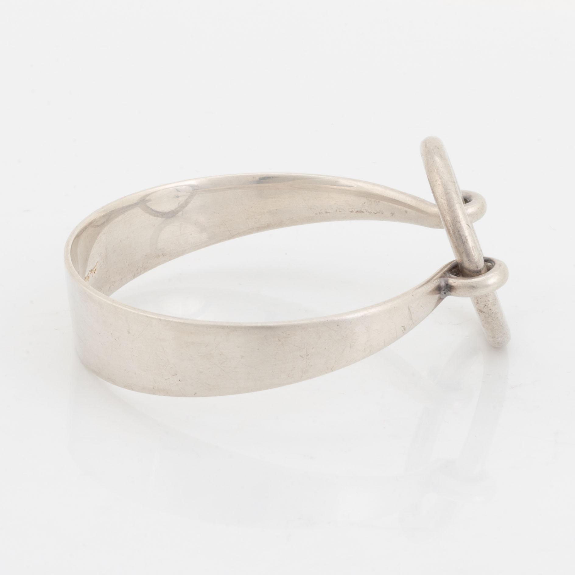 Bent Gabrielsen, for Hans Hansen, bangle, sterling silver. Denmark.