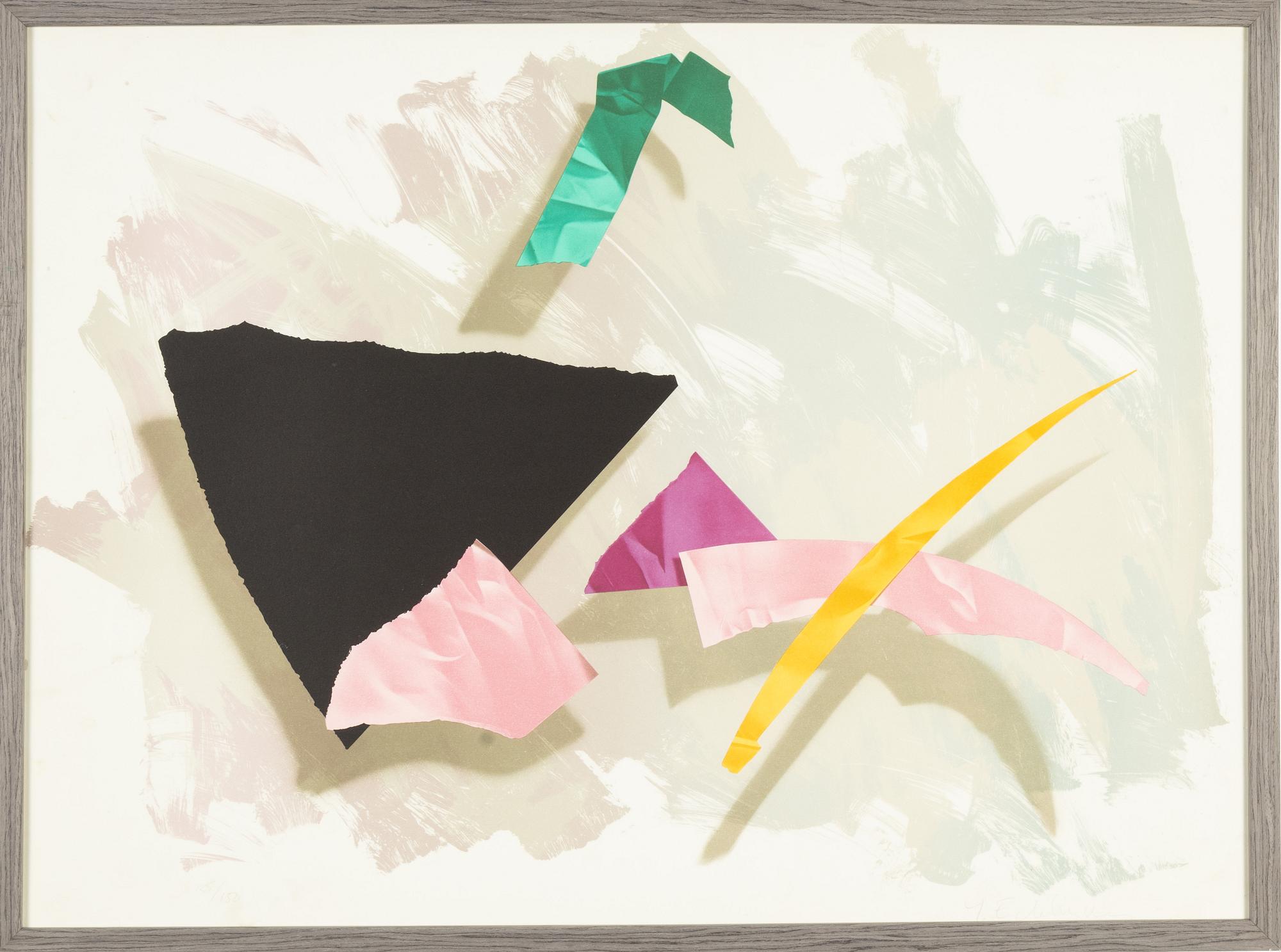 Yrjö Edelmann, färglitografi, signerad 135/150.