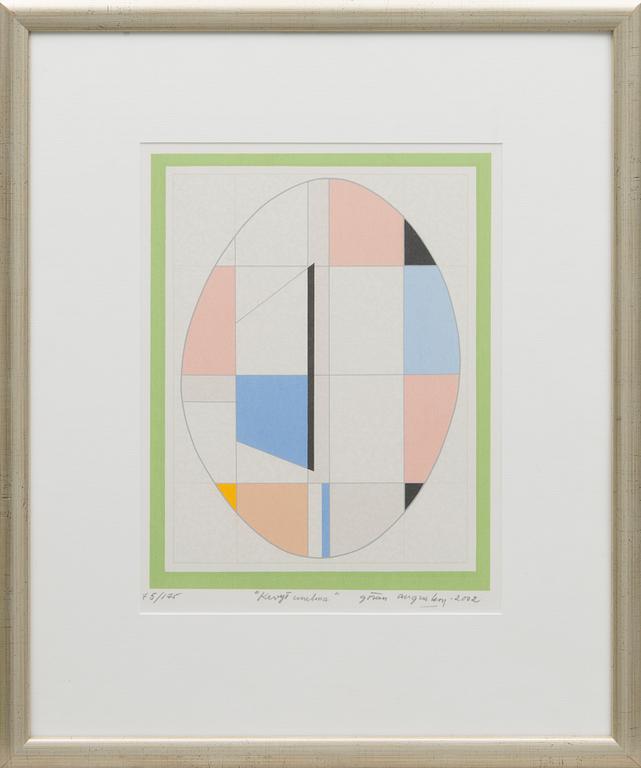 serigraph, signed and daated 2002, numbered 75/175.