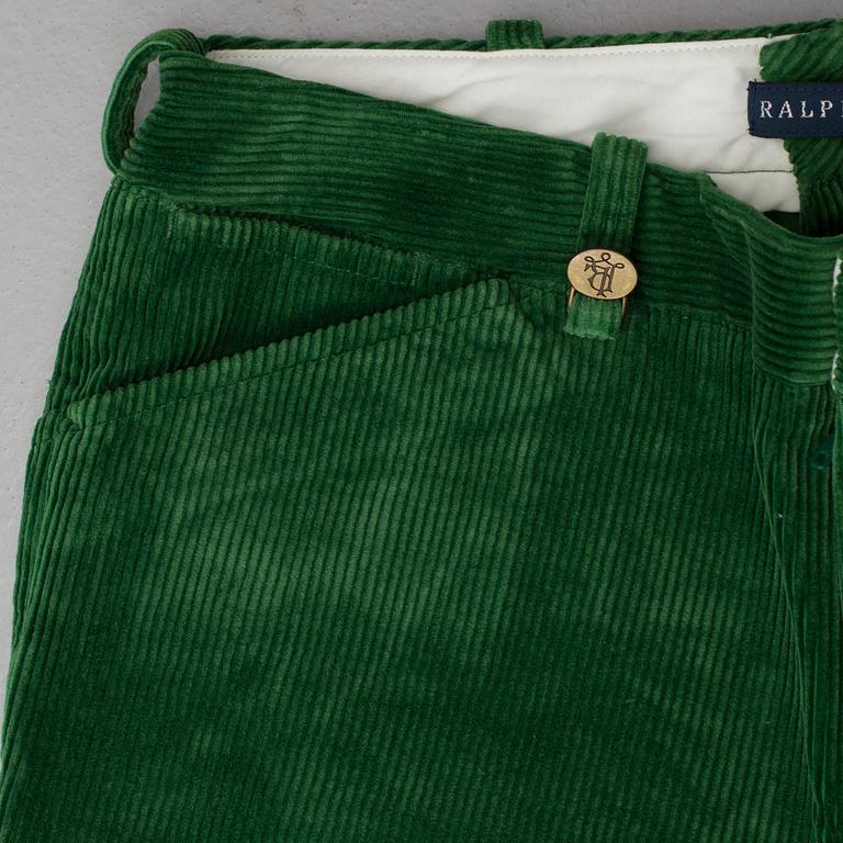 Three pair of trosers by Ralph Lauren.